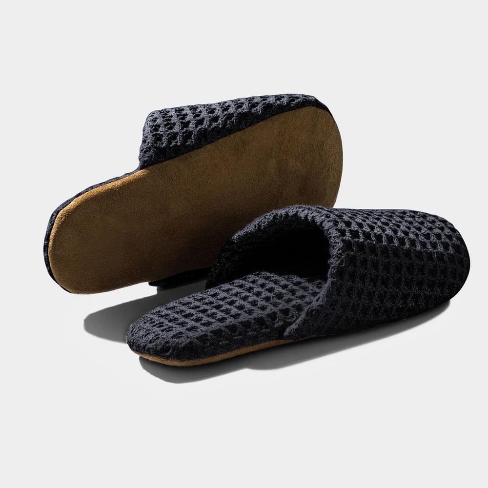 Charcoal grey house slippers Size S
